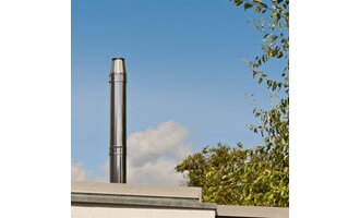 Edelstahlschornstein: Welche Höhe über dem Flachdach? - Edelstahlschornstein: Welche Höhe über dem Flachdach?