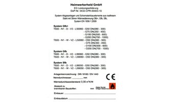 Edelstahlschornstein: Was steht auf dem Typenschild? - 