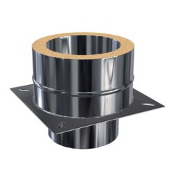 Doppelwandige Schornsteinverlängerung 0,6 mm 2,0 m DW 160 runder Einschub
