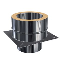 Doppelwandige Schornsteinverl&auml;ngerung 0,6 mm 3,0 m DW 200 runder Einschub