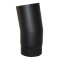 Ofenrohr Winkel Senotherm DN 150 30° ohne Reinigungsöffnung schwarz metallic