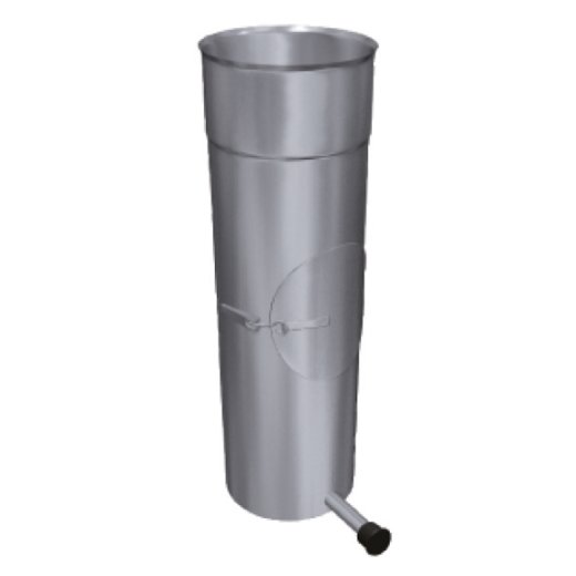 Kaminsanierung Pr&uuml;f&ouml;ffnung mit Revision und Kondensatschale 0,6 mm DN 140