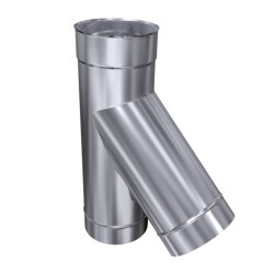 Schornsteinsanierung T-Stück 0,5 mm DN 200 45°