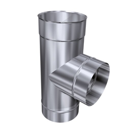 Schornsteinsanierung T-St&uuml;ck 0,8 mm DN 113 90&deg;