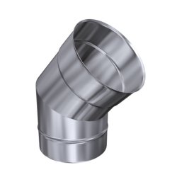 Schornsteinsanierung Winkel starr 0,5 mm DN 150 45°