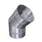 Schornsteinsanierung Winkel starr 0,6 mm DN 80 45&deg;