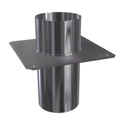 Schornsteinsanierung Schachtabdeckung 0,5 mm DN 150 lang