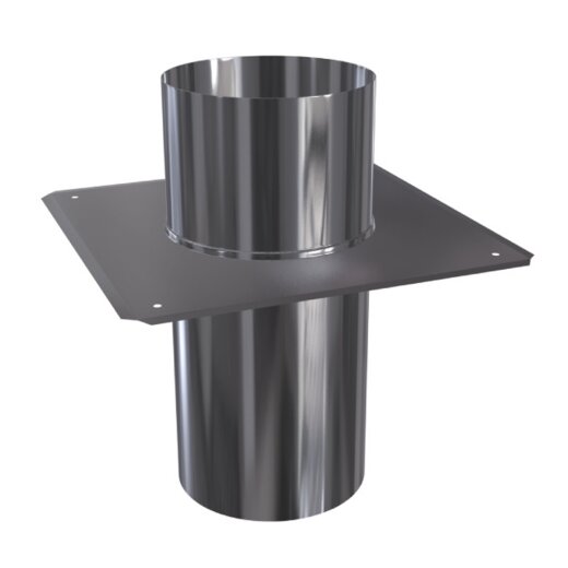Schornsteinsanierung Schachtabdeckung 0,6 mm DN 120 lang