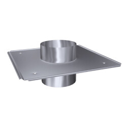 Schornsteinsanierung Schachtabdeckung 0,8 mm DN 200 kurz