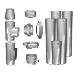 Schornstein Bausatz  Goldfire Basic Plus DW 80 8,2 m