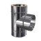 Edelstahlkamin T-St&uuml;ck Silverfire Basic 90&deg; DW 113