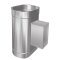 Schornsteinsanierung Pr&uuml;f&ouml;ffnung Oval breit 130 mm 1,0 mm 190 mm