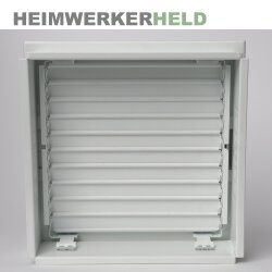 Lüftungsgitter Standard 55 x 28 cm Weiß feststehend