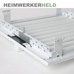 Lüftungsgitter Standard 55 x 28 cm Weiß feststehend