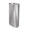 Schornstein Sanierung L&auml;ngenelement 1000 mm Oval 0,5 mm 130 mm 220 mm