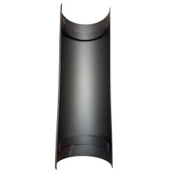 Ofenrohr Hitzeschutzschild für gerades Rohr 465 mm DN 130 gussgrau