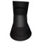 Ofenrohr Hitzeschutzschild für Bogen 90° oberhalb DN 150 schwarz metallic