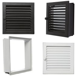 Lüftungsgitter Standard putzbündig 45 x 23 cm...