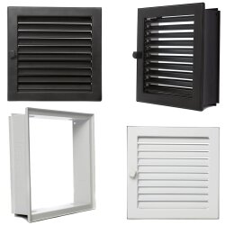 Lüftungsgitter Standard putzbündig 45 x 23 cm...