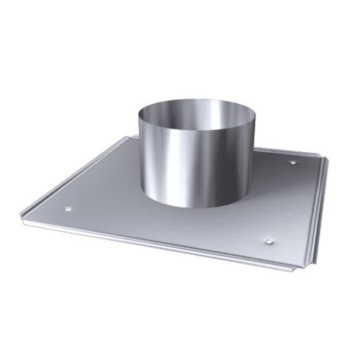 Schornsteinsanierung Schachtabdeckung mit Hinterl&uuml;ftung 0,5 mm DN 180