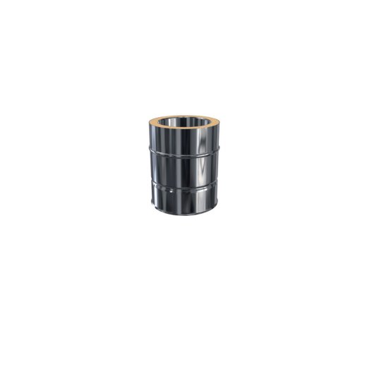 Edelstahlschornstein L&auml;ngenelement Goldfire Basic Plus 250 mm DW 160