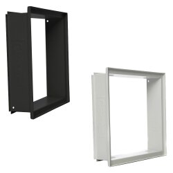 Lüftungsgitter Einbaurahmen putzbündig 23 x 23...