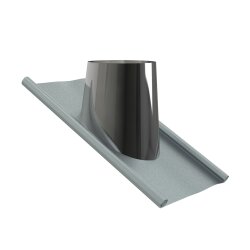 Edelstahlschornstein Dachdurchführung Edelstahl/Blei...