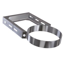 Edelstahlschornstein Wandhalter verstellbar - 160 mm DW 113