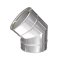 Edelstahlschornstein Winkel Goldfire Basic 45&deg; DW 200